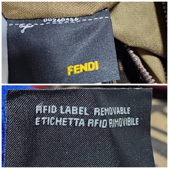 Authentic FENDI Zucca Print Canvas Medium Tote Bag Brown/Burgundy - Picture 5 of 16